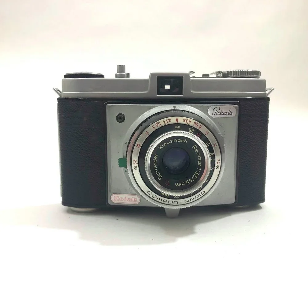 Kodak Retinette with Schneider Kreuznach Reomar 45mm f3.5 lens Compur Rapid
